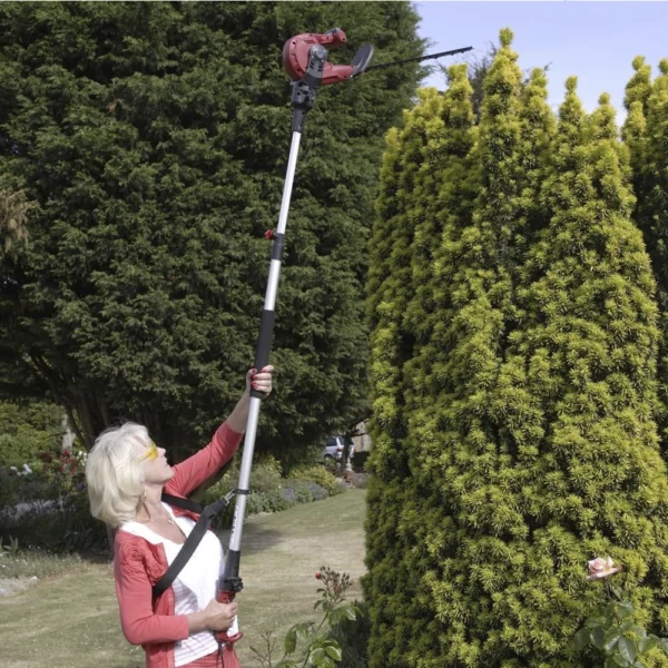 2-in-1 Telescopic Long-Reach & Short-Reach Hedge Trimmer