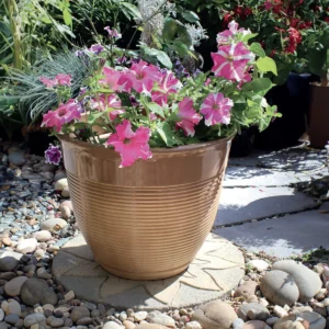 Glazed Ceramic Effect Planter