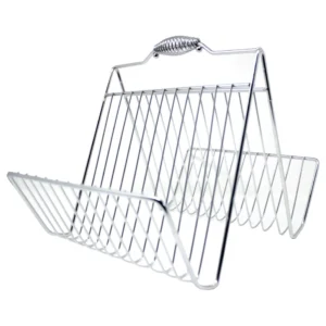 Chrome Magazine Rack