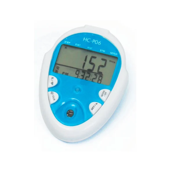 Talking Pedometer with Pulse Rate Measurement