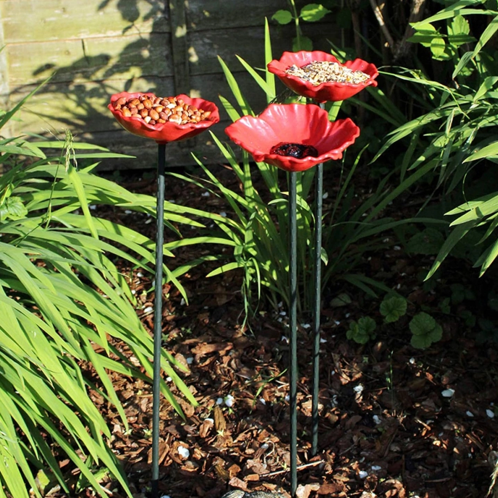 Poppy Bird Feeders