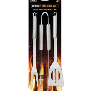 Ember 3pce BBQ Dlx S/Steel Tool Set