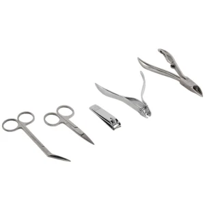 Home Chiropody Scissors – 5-Piece Professional Foot-Care Set