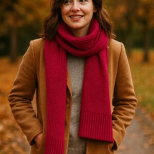 Red Woollen Scarf