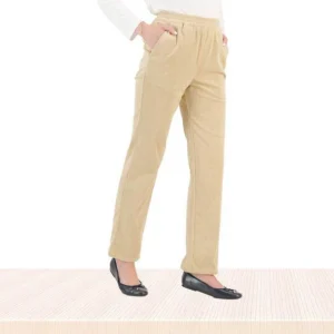 Pull-On Stretch Cord Pants