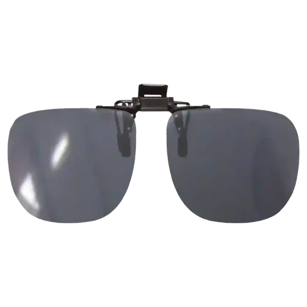Polarised Clip On Sunglasses - Grey